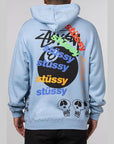 Test Strike Fleece Hoodie - Pigment Powder Blue - LOADED