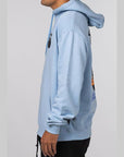 Test Strike Fleece Hoodie - Pigment Powder Blue - LOADED