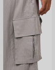 Twill Cargo Pant - Solid Grey - LOADED