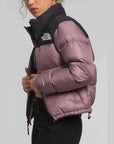 W 1996 Retro Nuptse Jacket - Fawn Grey/TNF Black - LOADED