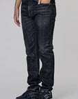 Washed Denim DP Narrow Pant - Black - LOADED