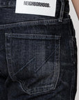 Washed Denim DP Narrow Pant - Black - LOADED