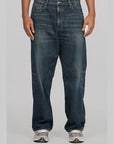 Washed Denim DP Wide Pant - Indigo - LOADED