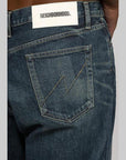 Washed Denim DP Wide Pant - Indigo - LOADED