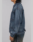Washed Lightweight Denim Jacket - Indigo - LOADED