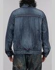 Washed Lightweight Denim Jacket - Indigo - LOADED