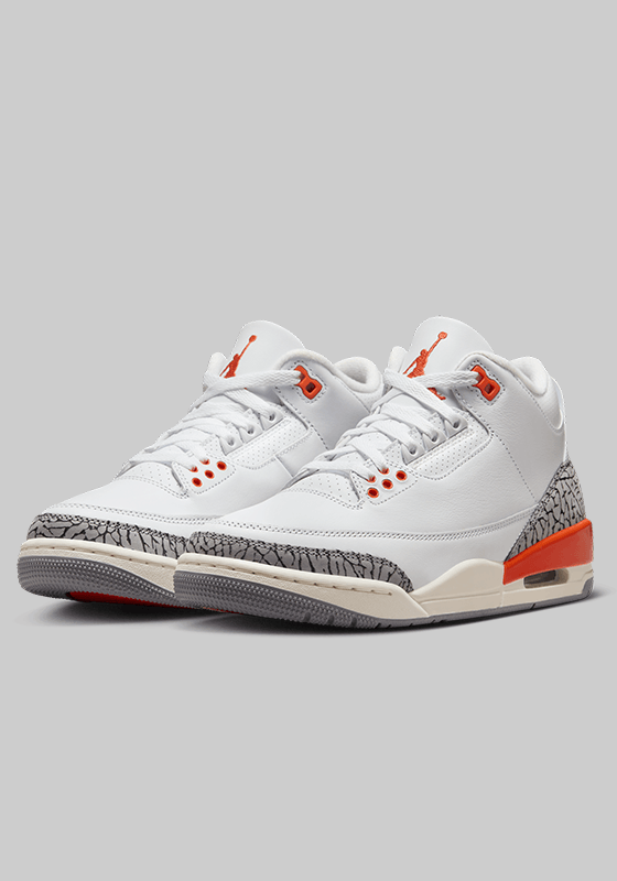 peach and gray jordans