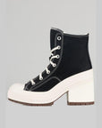 Women's Chuck 70 De Luxe Heel Hi - Black/Egret - LOADED