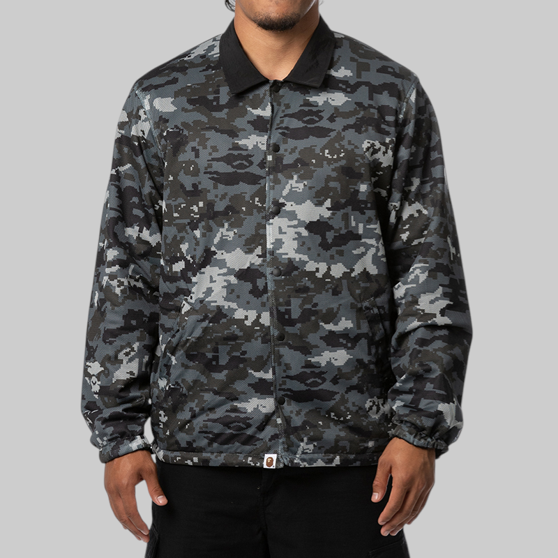 Bape Reversible Coach Jacket - Black