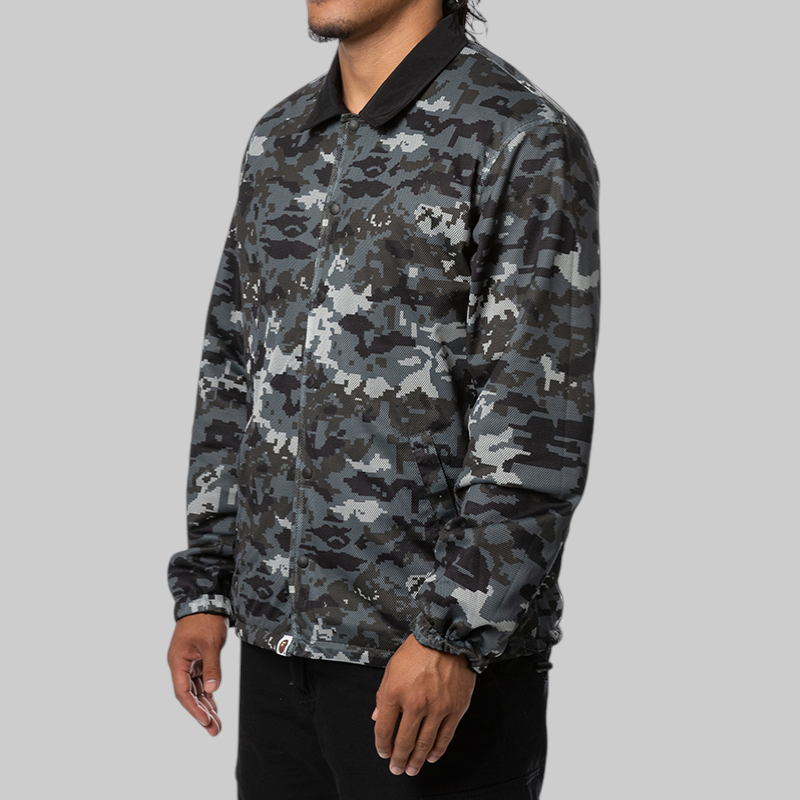 Bape Reversible Coach Jacket - Black