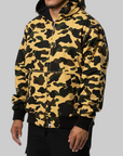 1st Camo Reversible Zip Hoodie Jacket - Yellow