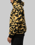 1st Camo Reversible Zip Hoodie Jacket - Yellow