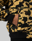 1st Camo Reversible Zip Hoodie Jacket - Yellow