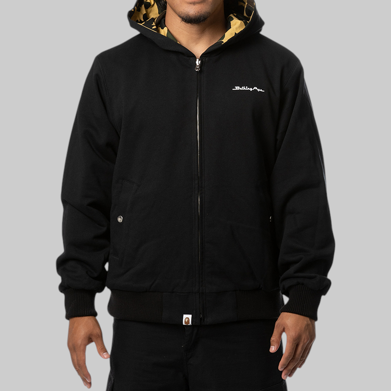 1st Camo Reversible Zip Hoodie Jacket - Yellow