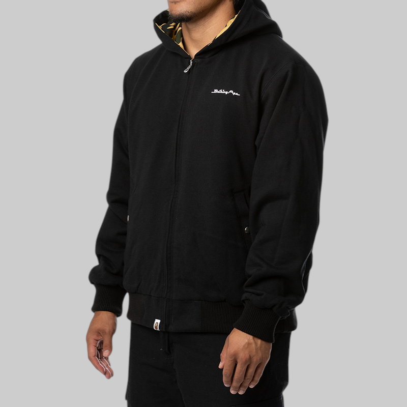 1st Camo Reversible Zip Hoodie Jacket - Yellow