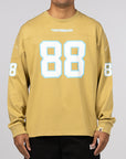 Bape Football Relaxed Fit Long Sleeve - Beige