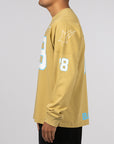 Bape Football Relaxed Fit Long Sleeve - Beige