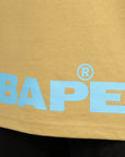 Bape Football Relaxed Fit Long Sleeve - Beige