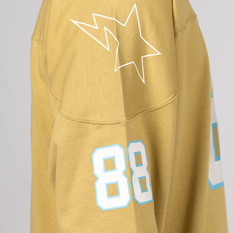 Bape Football Relaxed Fit Long Sleeve - Beige – LOADED