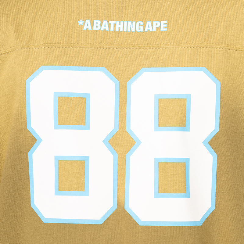 Bape Football Relaxed Fit Long Sleeve - Beige