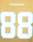 Bape Football Relaxed Fit Long Sleeve - Beige