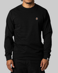 One Point Long Sleeve - Black