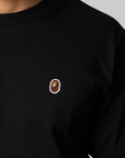 One Point Long Sleeve - Black