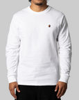 One Point Long Sleeve - White