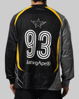 Multi Logo Relaxed Fit Football Long Sleeve Jersey - Black