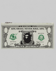 Banknote Design Pouch - Green