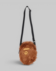 Ape Head Shoulder Bag - Brown