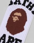 College Socks - White