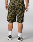 1st Camo Shark Sweat Short - Green