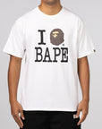 I Love Bape T-Shirt - White