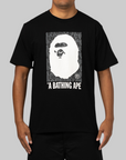 Lux Sport Pattern Box Ape Head T-Shirt - Black