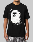 City Camo Painting Ape Head T-Shirt "Glow In The Dark"