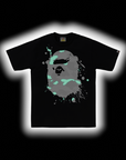 City Camo Painting Ape Head T-Shirt "Glow In The Dark"
