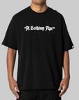 A Bathing Ape Logo Relaxed Fit T-Shirt - Black