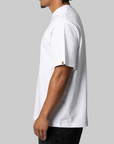 Graffiti Bape Logo Relaxed Fit T-Shirt - White