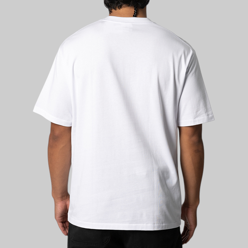 Graffiti Bape Logo Relaxed Fit T-Shirt - White
