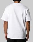 Graffiti Bape Logo Relaxed Fit T-Shirt - White