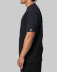 Colour Camo Big Ape Head T-Shirt - Black