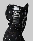 ABC Dot Shark Full Zip Hoodie - Black