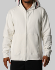 Shark Full Zip Hoodie - Ivory