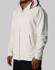 Shark Full Zip Hoodie - Ivory