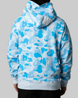 Icy Bape ABC Camo Shark Full Zip Hoodie - Sax