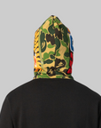 ABC Camo Shark Relaxed Fit Full Zip Hoodie - Black