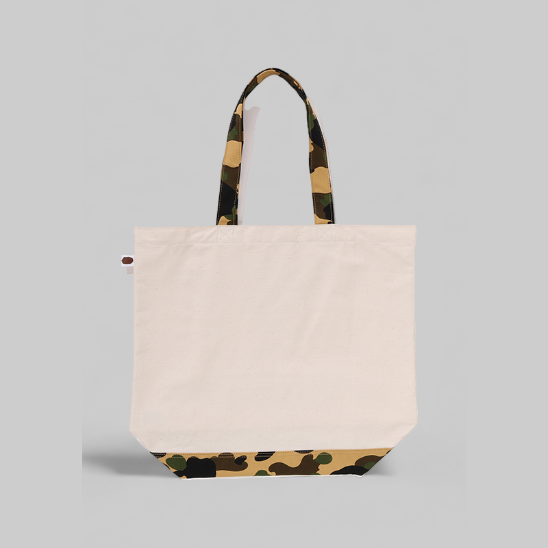 1st Camo Ape Head Tote Bag - Ivory