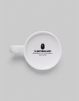 College Pottery Mug - White