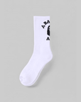 College Socks - White